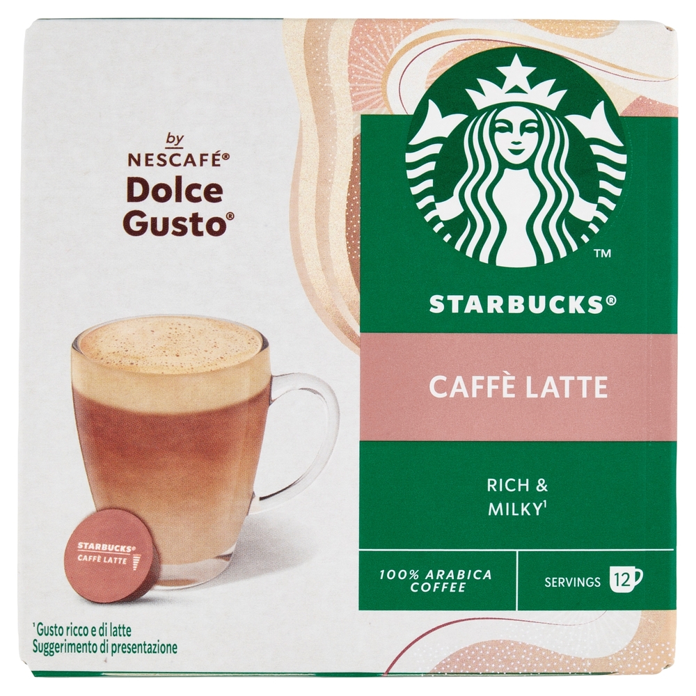 STARBUCKS Caffè Latte by Nescafé Dolce Gusto Caffè latte 12 capsule 121,2 g