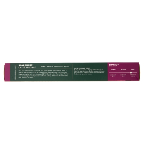 STARBUCKS Caffè Verona by Nespresso Caffè espresso 10 capsule 55 g
