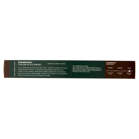 STARBUCKS Italian Style Roast by Nespresso Caffè espresso 10 capsule 56 g