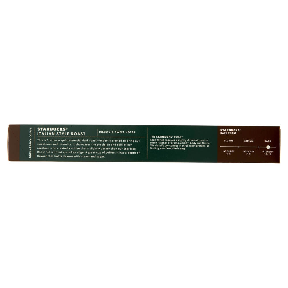 STARBUCKS Italian Style Roast by Nespresso Caffè espresso 10 capsule 56 g
