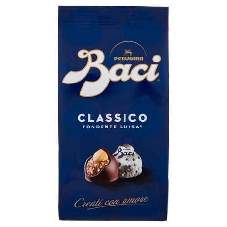 BACI PERUGINA Cioccolatini Fondenti ripieni al Gianduia Sacchetto 125g