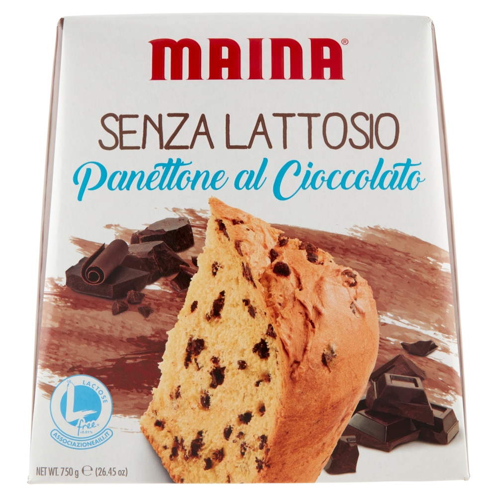Maina Senza Lattosio Panettone al Cioccolato 750 g