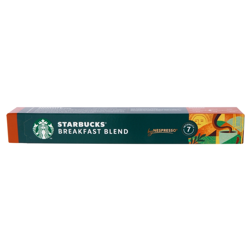 STARBUCKS Breakfast Blend by Nespresso Caffè lungo 10 capsule 56 g