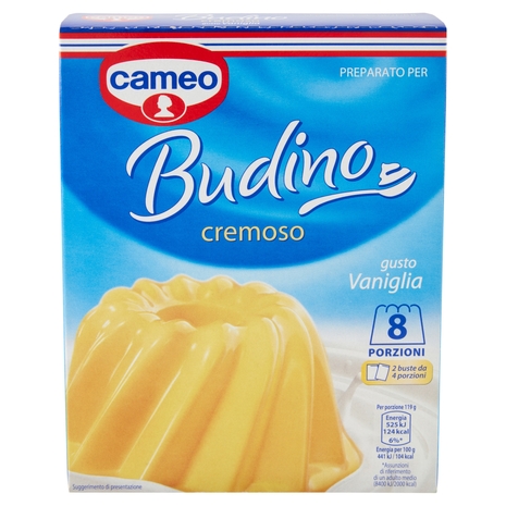 cameo Preparato per Budino cremoso gusto Vaniglia 2 x 65 g