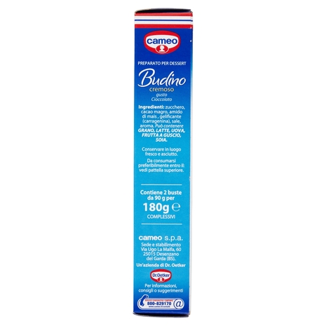 cameo Preparato per Budino cremoso gusto Cioccolato 2 x 90 g