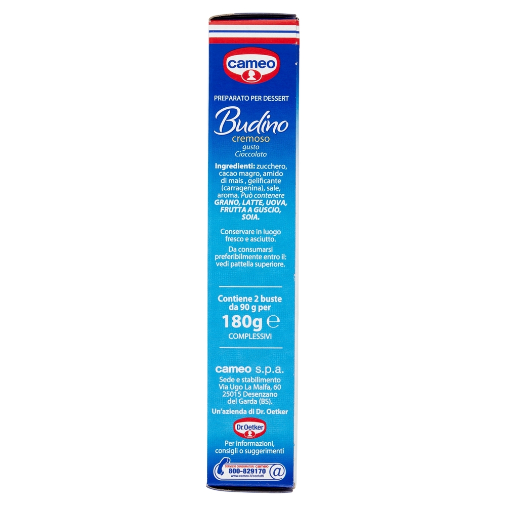 cameo Preparato per Budino cremoso gusto Cioccolato 2 x 90 g