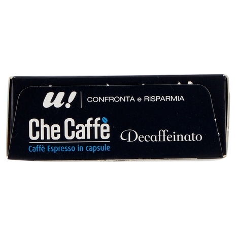 10 Capsule Che Caffè Decaffeinato Monodose Nespresso U! Confronta e Risparmia