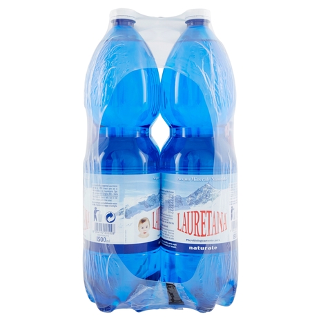 Acqua Lauretana - 1,5 Lt - Confezione da 6 bottiglie - Store Acquos