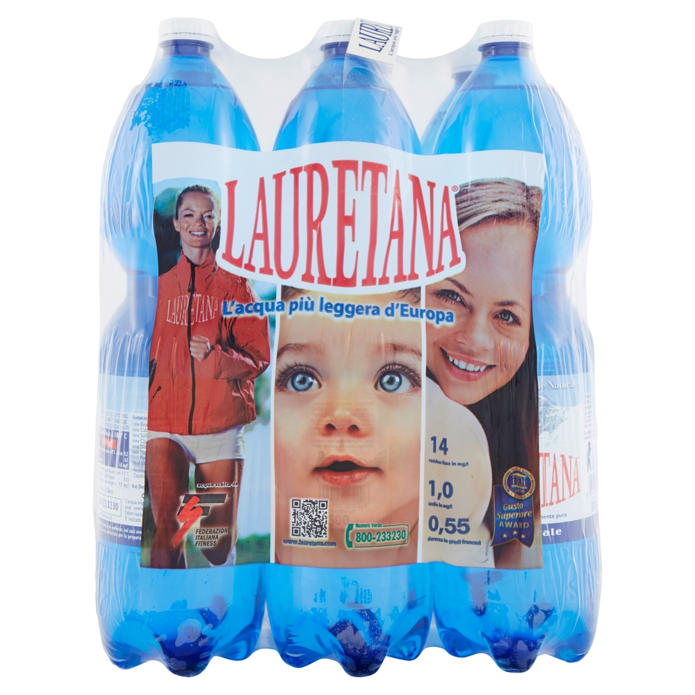 Lauretana naturale 6 x 1500 ml