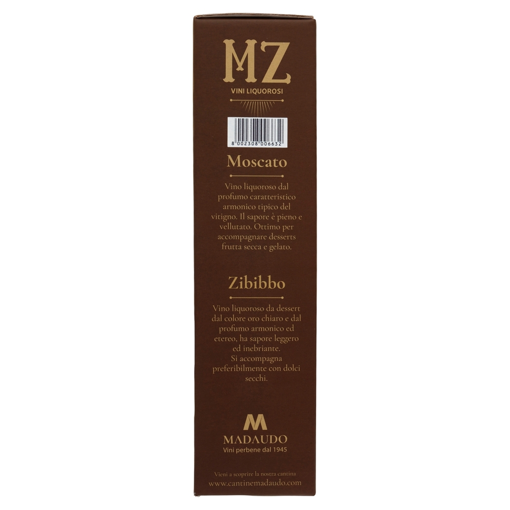 Madaudo MZ Moscato Terre Siciliane IGP 50 cl + Zibibbo Terre Siciliane IGP 50 cl