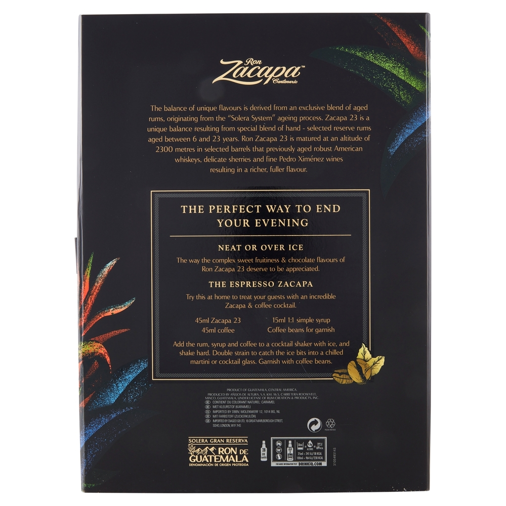 Ron Zacapa Centenario 23 Solera Gran Reserva 70 cl