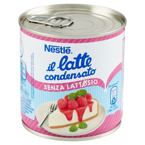 NESTLÉ il Latte Condensato Senza Lattosio Latte concentrato zuccherato senza lattosio latta 387 g