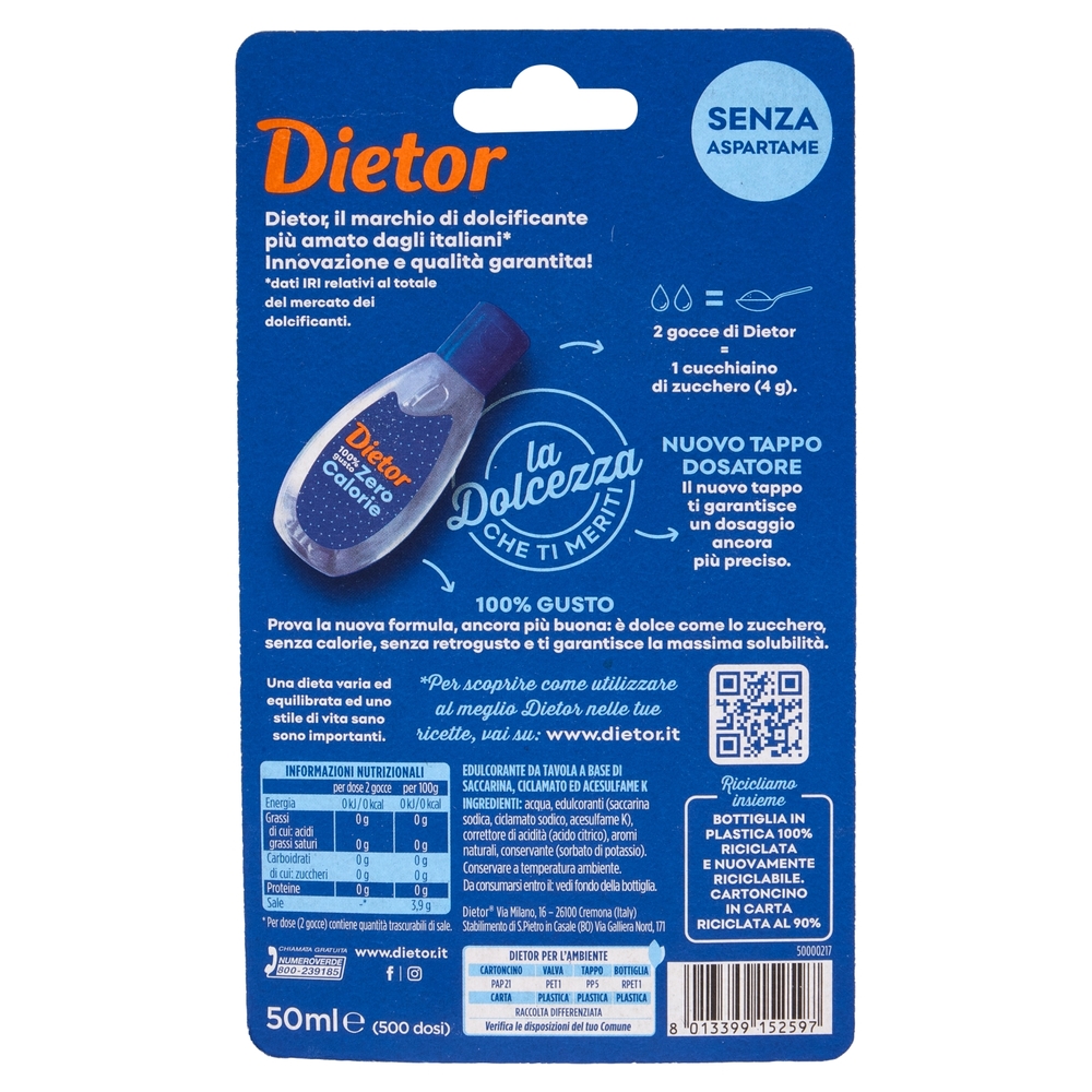 my Dietor Zero Calorie 1000 Minigocce 50 ml