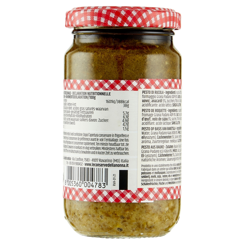 Le Conserve della Nonna Pesto di rucola 190 g
