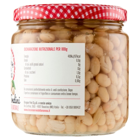 Le Conserve della Nonna Fagioli tondini 430 g
