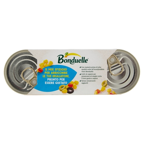Bonduelle Mais Mix Mais, Olive e Peperoni 3 x 170 g