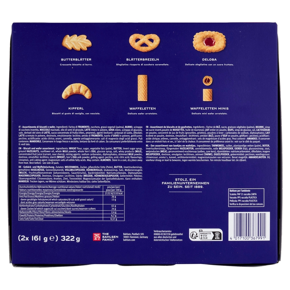 Bahlsen Classic Collection 2 x 161 g