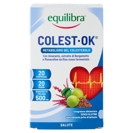 equilibra Colest-Ok Metabolismo del Colesterolo Compresse 20 x 1,2 g