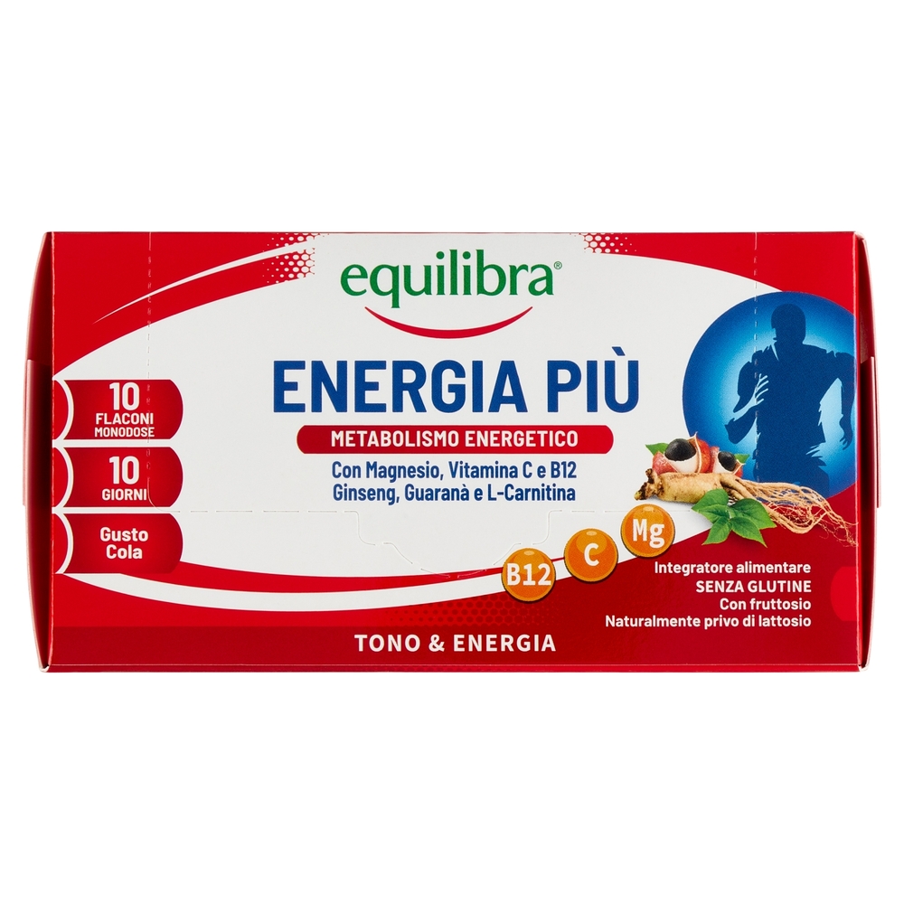 equilibra Energia Più Metabolismo Energetico 10 Flaconi Monodose 150 ml