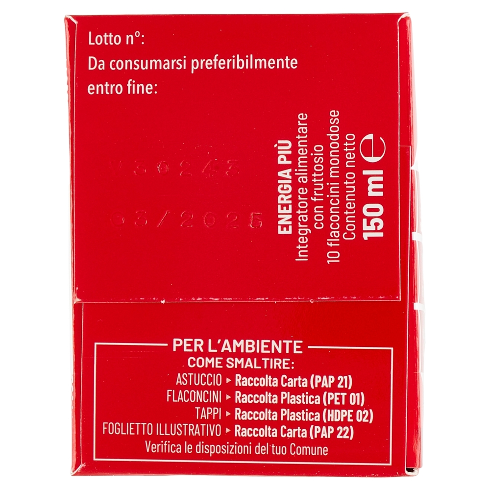 equilibra Energia Più Metabolismo Energetico 10 Flaconi Monodose 150 ml