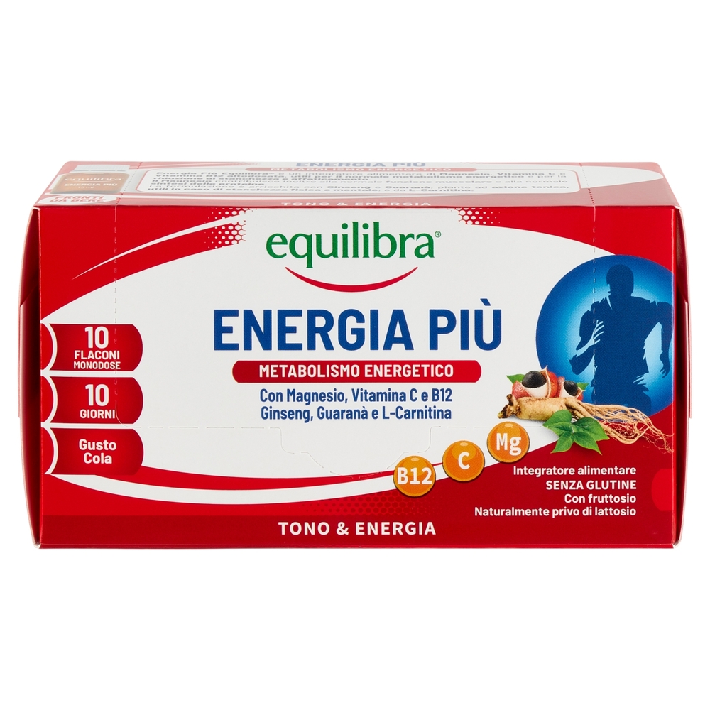 equilibra Energia Più Metabolismo Energetico 10 Flaconi Monodose 150 ml