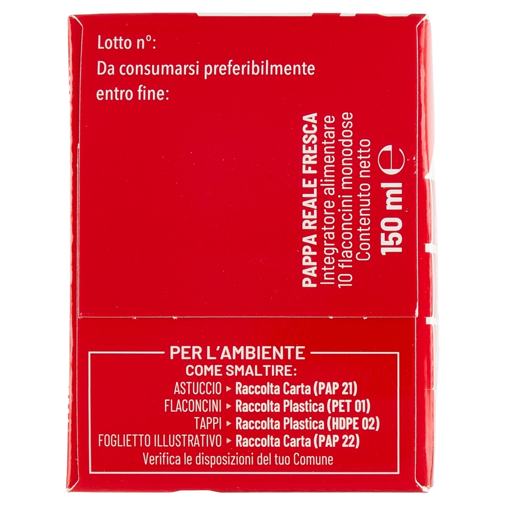 equilibra Pappa Reale Fresca Stanchezza e Affaticamento 10 Flaconi Monodose 150 ml