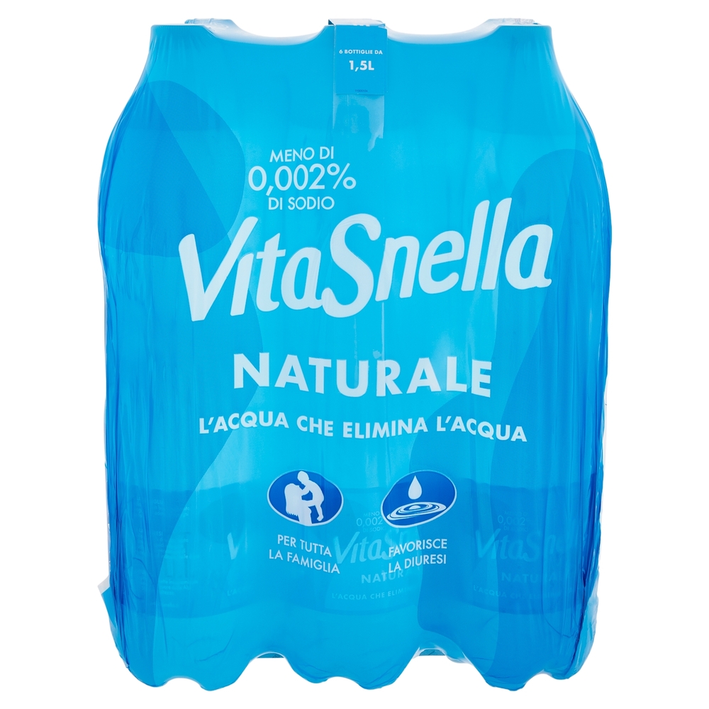 Vitasnella Acqua Oligominerale Naturale 6 x 1,5 L