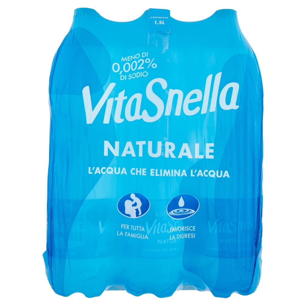 Vitasnella Acqua Oligominerale Naturale 6 x 1,5 L