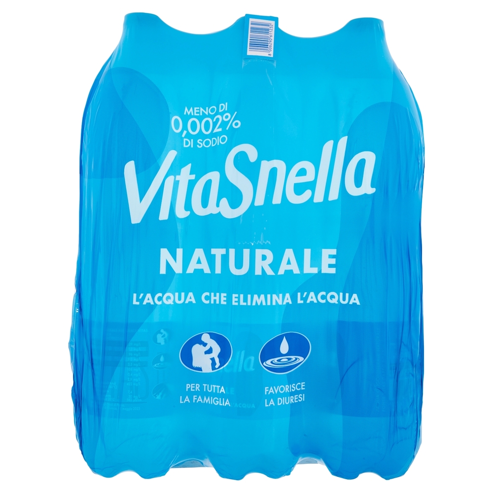 Vitasnella Acqua Oligominerale Naturale 6 x 1,5 L