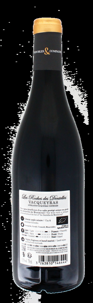 ROCHES DES DENTELLES ROUGE 75CL