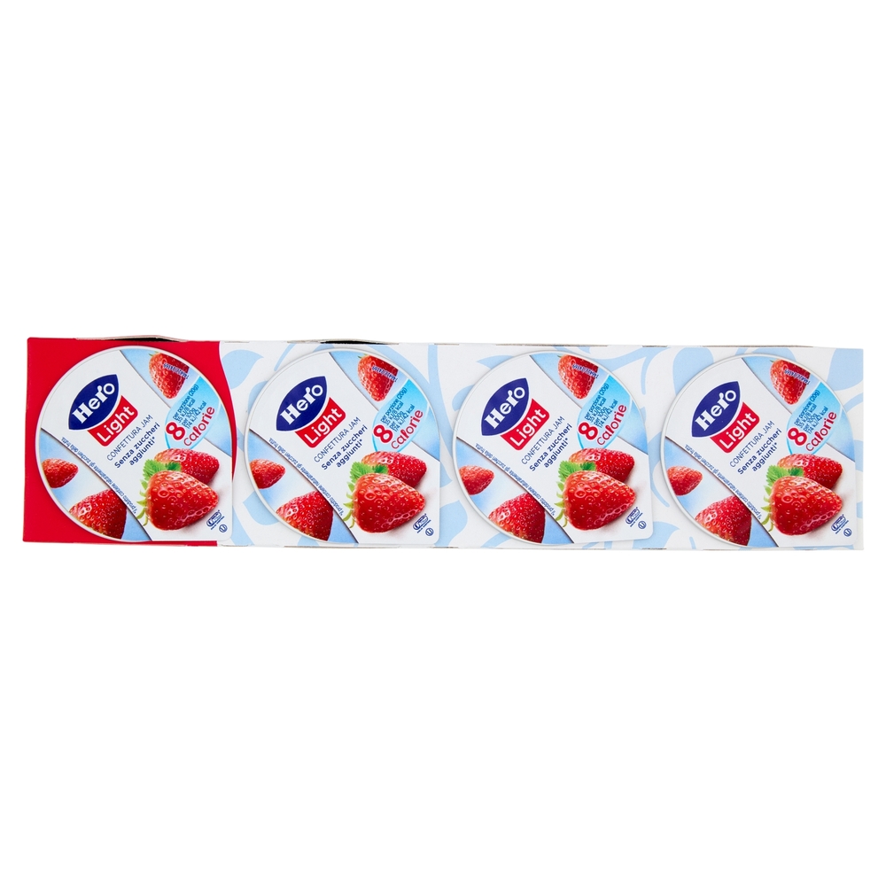 Hero Light Confettura di Fragole 4 x 20 g