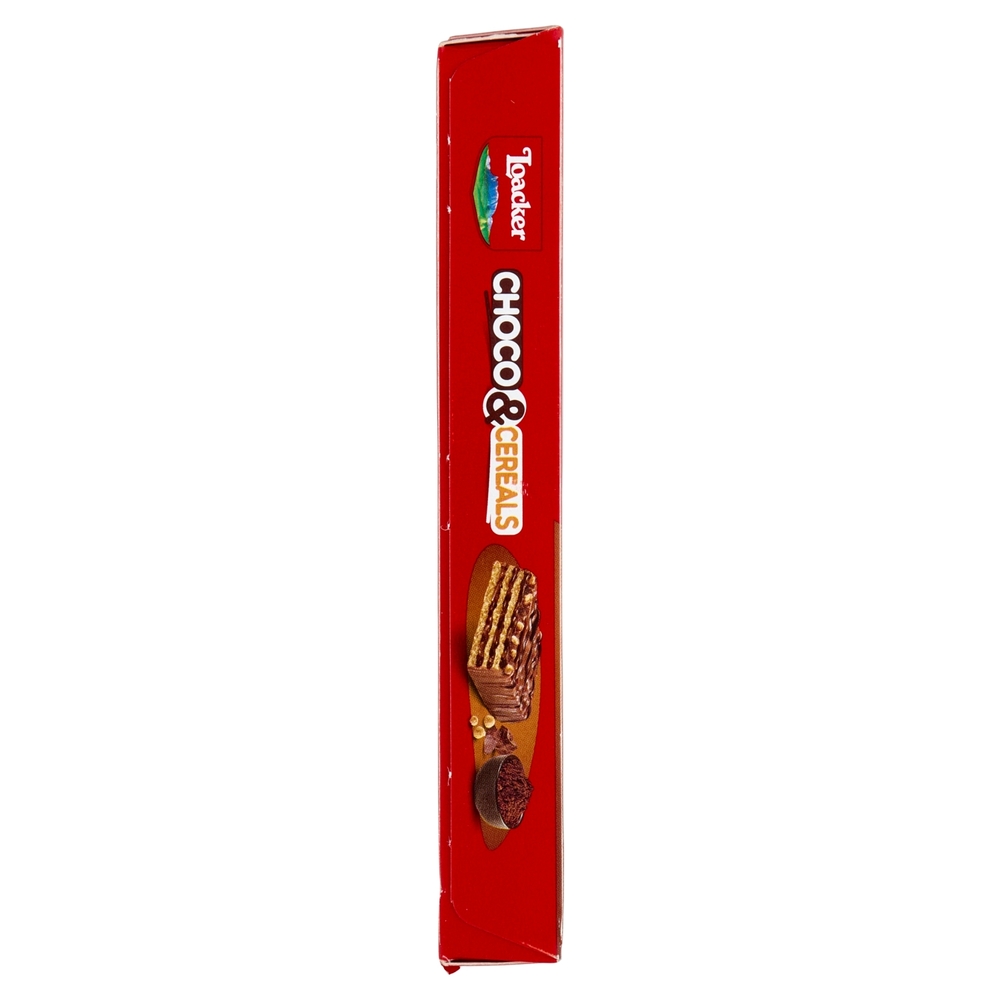 Loacker Choco & Cereals Barrette di Wafer e Cioccolato al Latte con crema al Cioccolato 25gx4