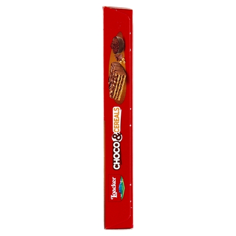 Loacker Choco & Cereals Barrette di Wafer e Cioccolato al Latte con crema al Cioccolato 25gx4