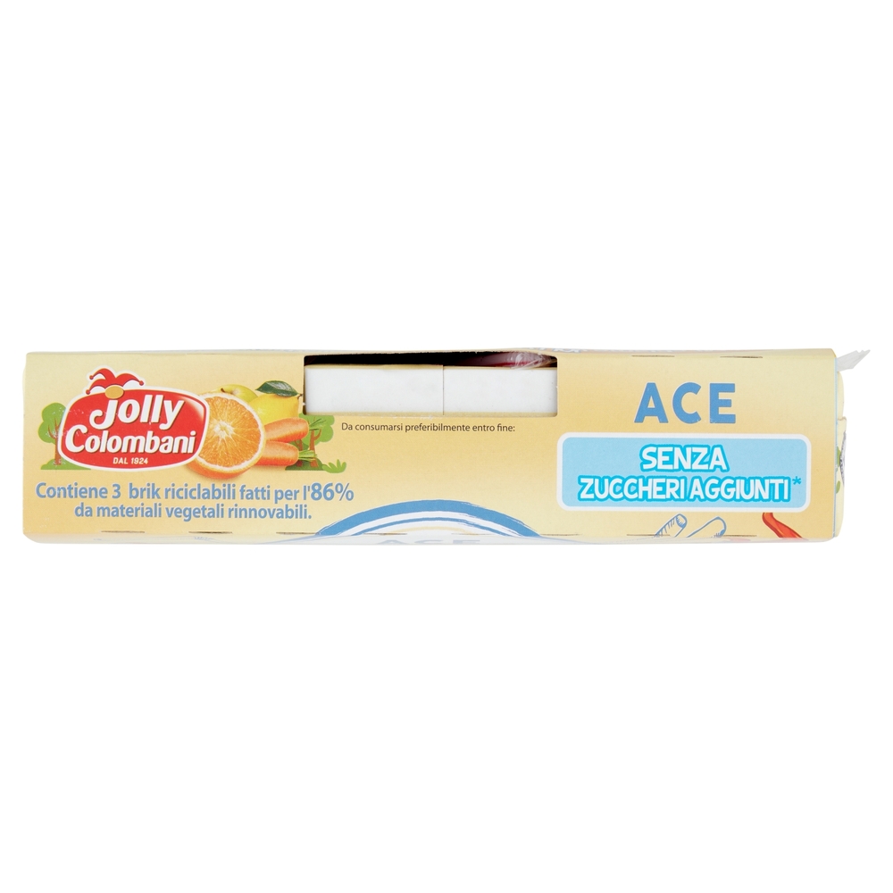 Jolly Colombani ACE Senza Zuccheri Aggiunti* 3 x 200 ml