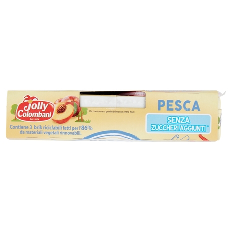 Jolly Colombani Pesca Senza Zuccheri Aggiunti* 3 x 200 ml