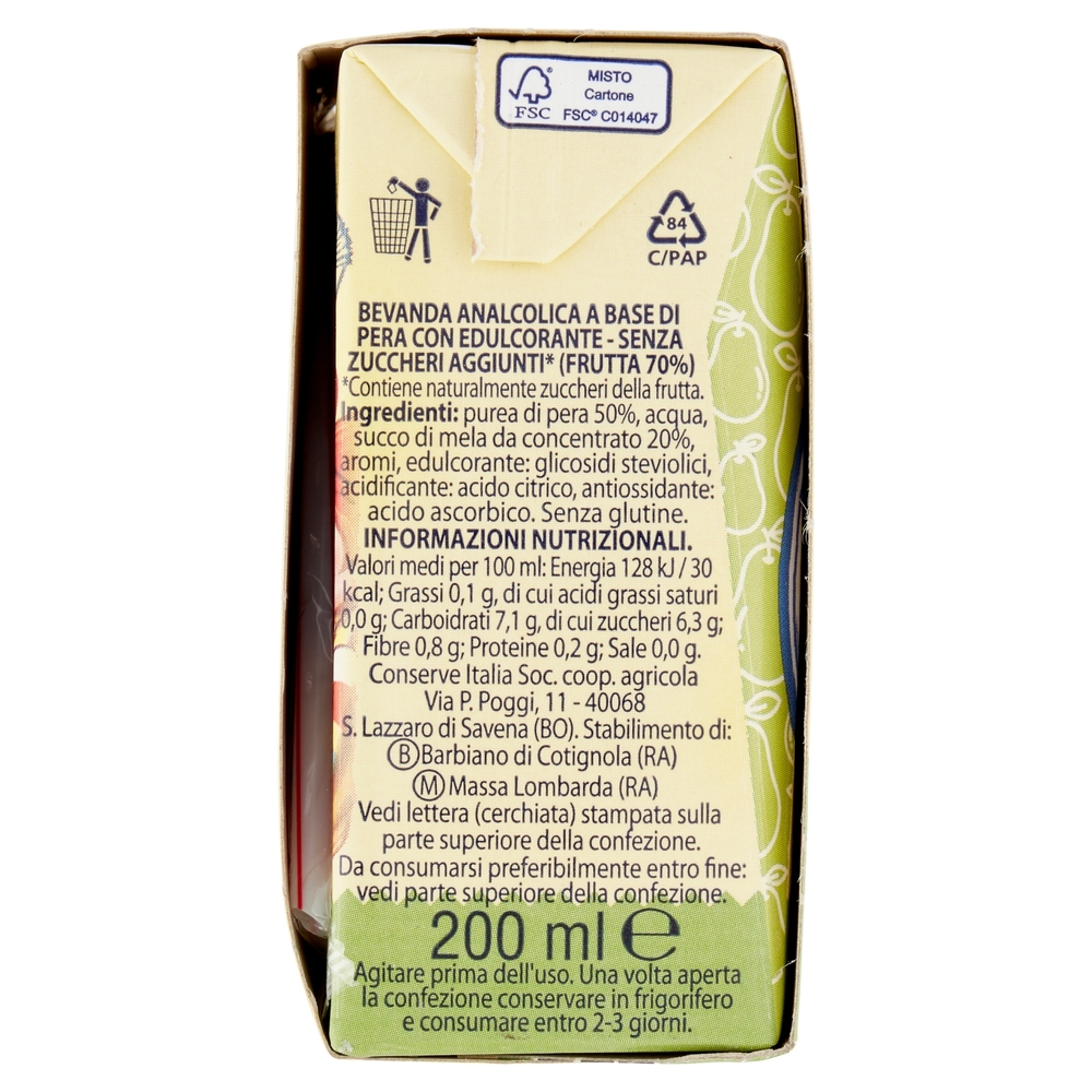 Jolly Colombani Pera Senza Zuccheri Aggiunti* 3 x 200 ml