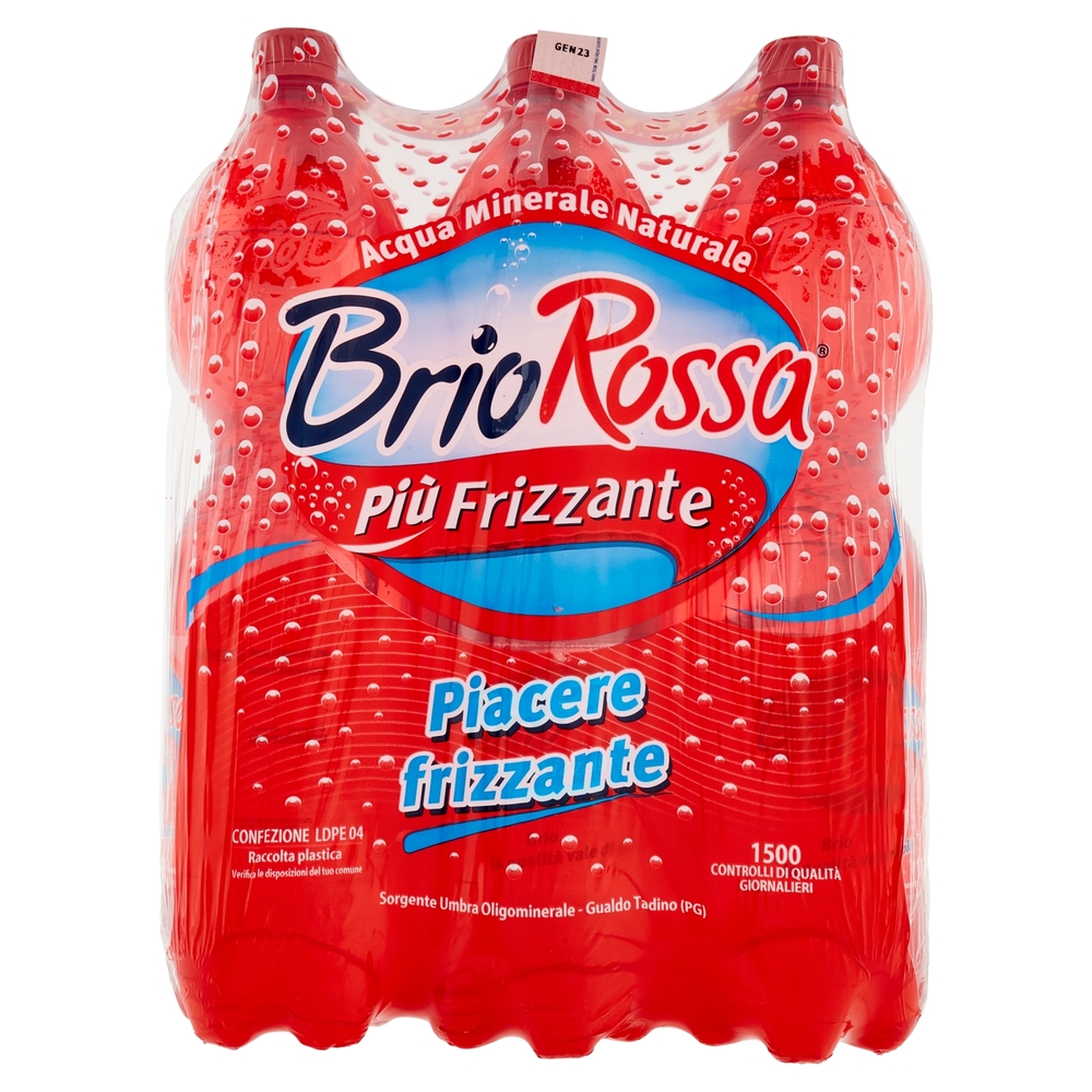 Brio Rossa Più Frizzante Gualdo Tadino 6 x 1,5 litri
