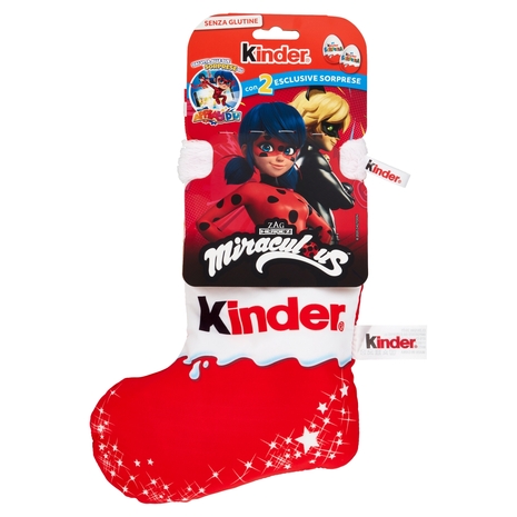 Kinder Calza Miraculous 7 pezzi 232 g