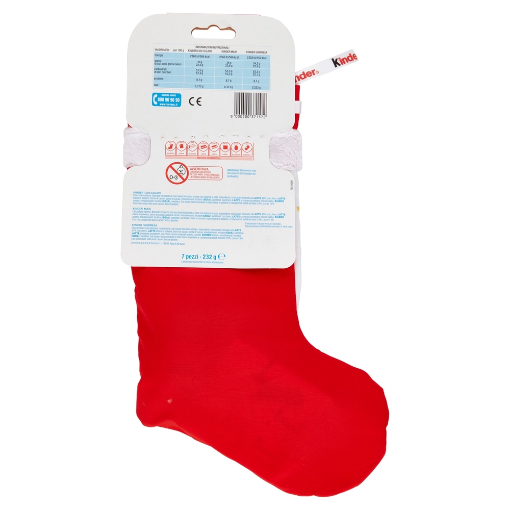 Kinder Calza minions 7 pezzi 232 g