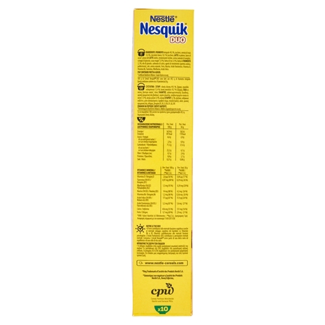 NESQUIK Duo Palline con cereali integrali, cacao e cioccolato bianco 325 g