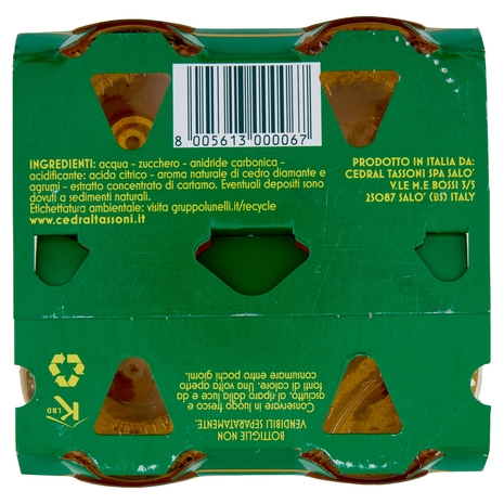 Tassoni Cedrata 4 x 180 ml