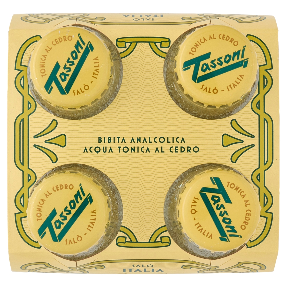 Tassoni Tonica al Cedro 4 x 180 ml