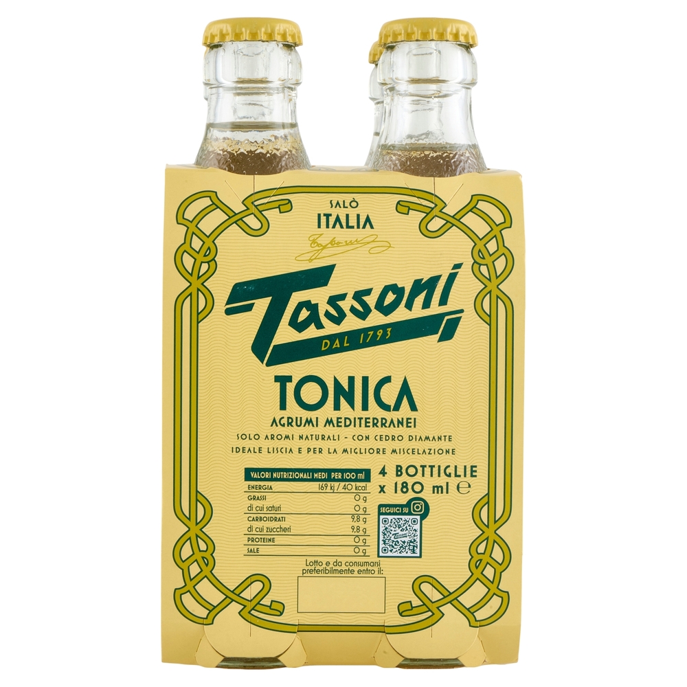 Tassoni Tonica al Cedro 4 x 180 ml