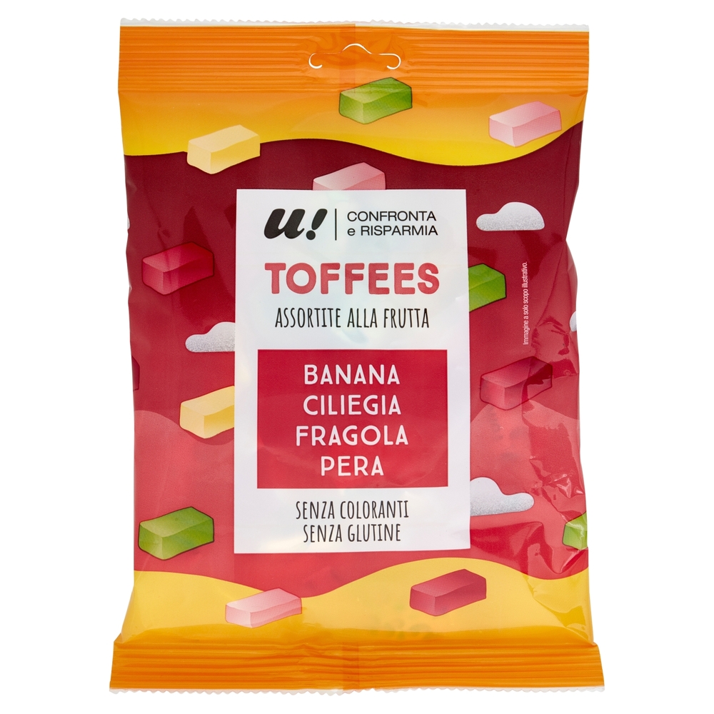 Toffees Assortite alla Frutta U! Confronta e Risparmia