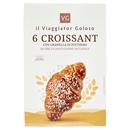 6 Croissant con Granella di Zucchero Il Viaggiator Goloso