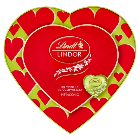 Scatola Cuori Pistacchio Lindt, 82 g