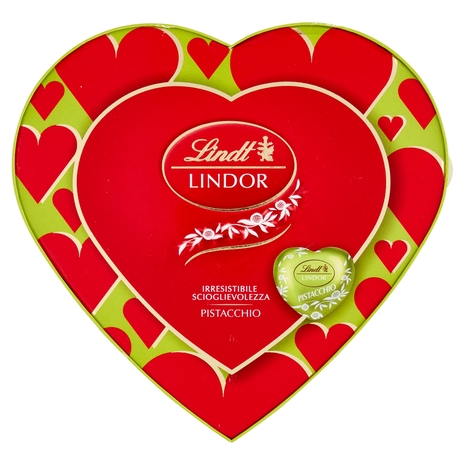 Scatola Cuori Pistacchio Lindt, 82 g