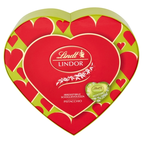 Scatola Cuori Pistacchio Lindt, 82 g