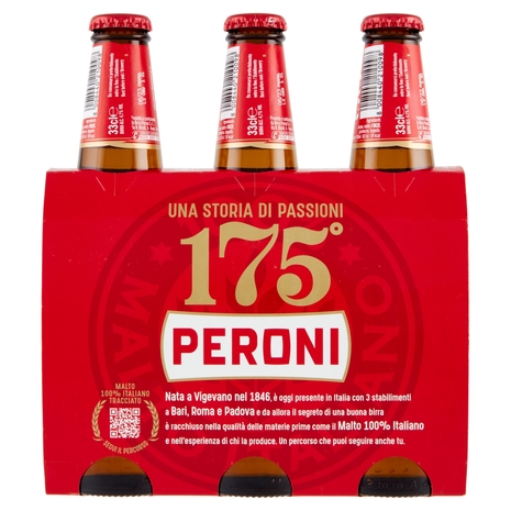 Peroni 175° Anniversario Birra 3 x 33 cl