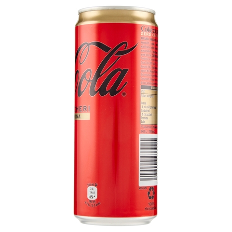 COCA-COLA Zero Zuccheri Senza Caffeina 330 ml (lattina)